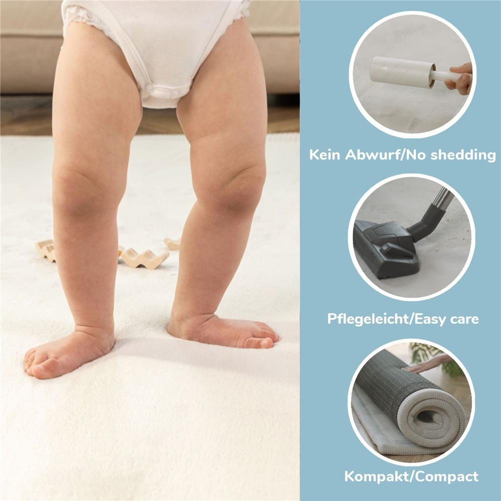 Krabbelmatte Nebelgrau