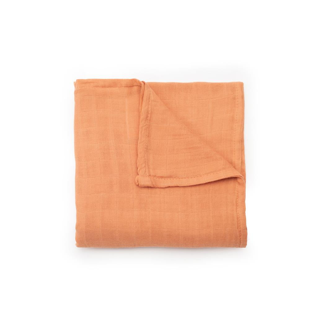SOINA Musselin Multifunktionsdecke - orange