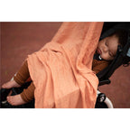 SOINA Musselin Multifunktionsdecke - orange